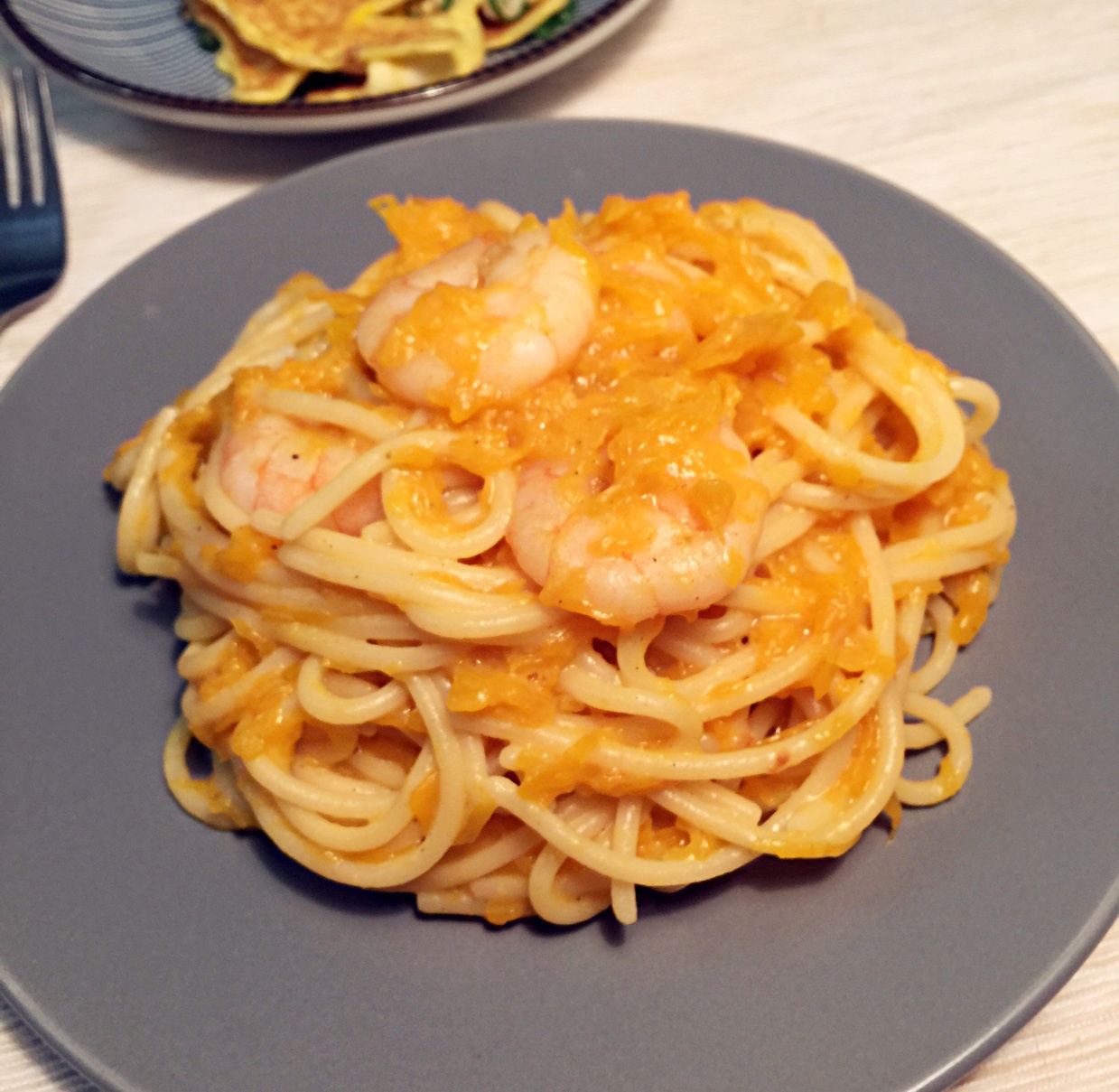 南瓜意面(Spaghetti with Pumpkin Sauce)