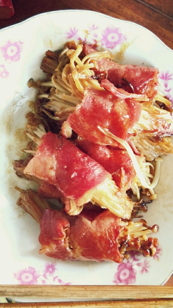 金针菇培根卷