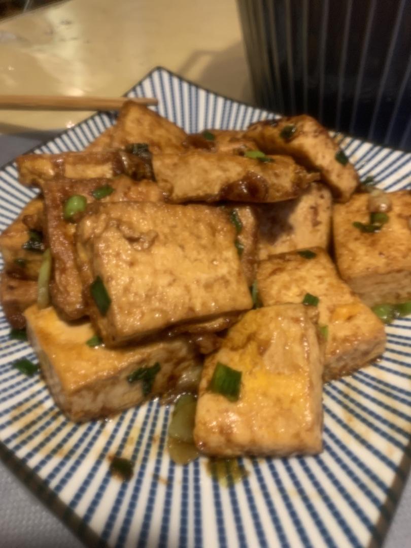 蚝油嫩豆腐