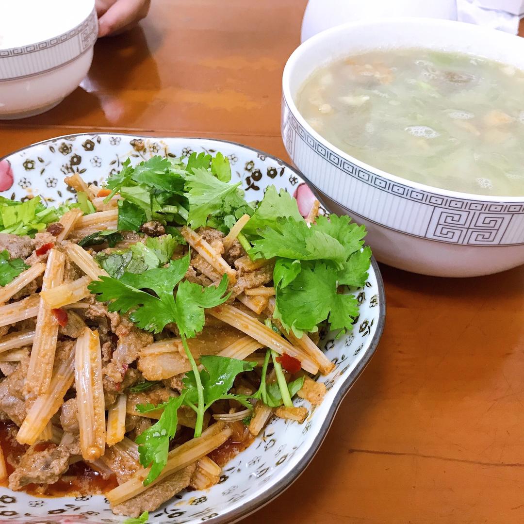 芹菜牛肉丝（嫩肉版）