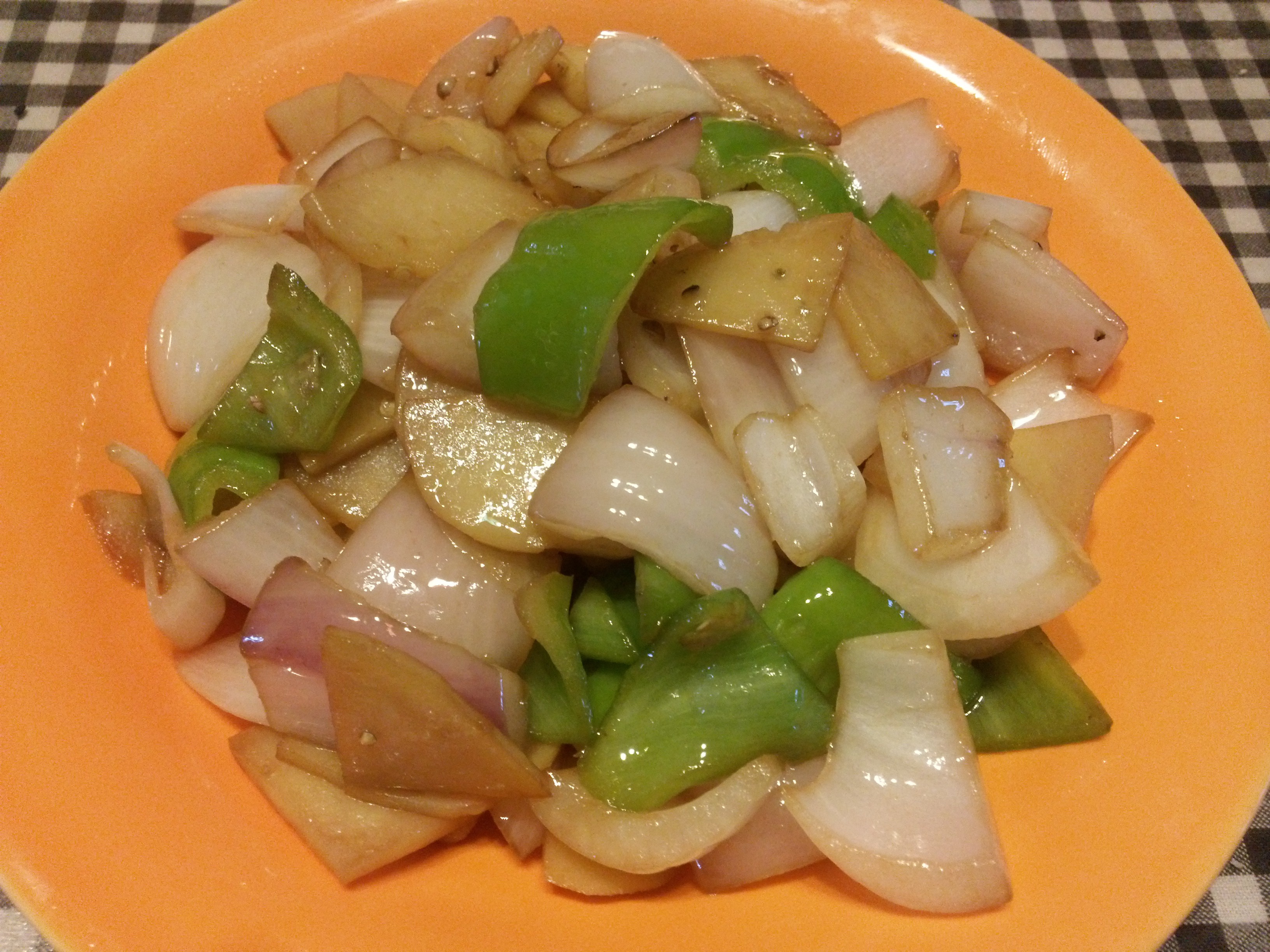 洋葱炒土豆片