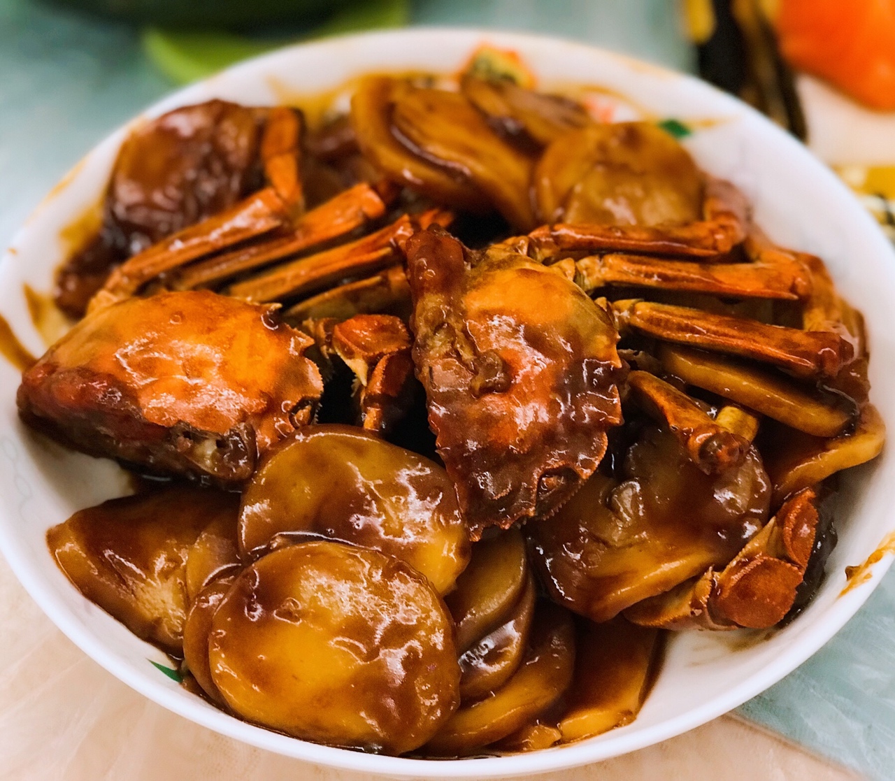 上海菜系代表之毛蟹年糕