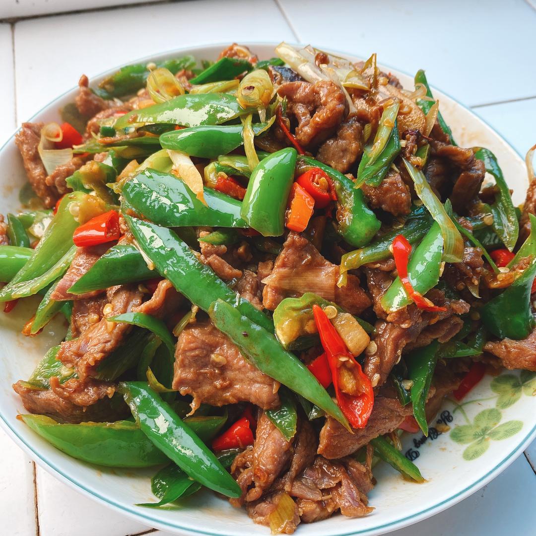 辣椒炒牛肉的做法