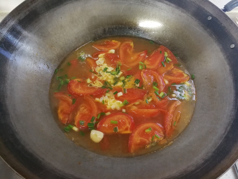 番茄鸡蛋汤的做法 步骤14