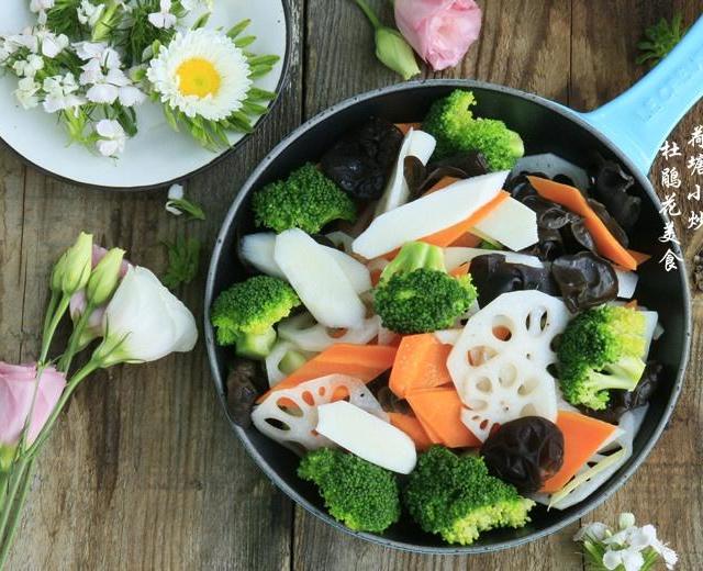 荷塘小炒的做法