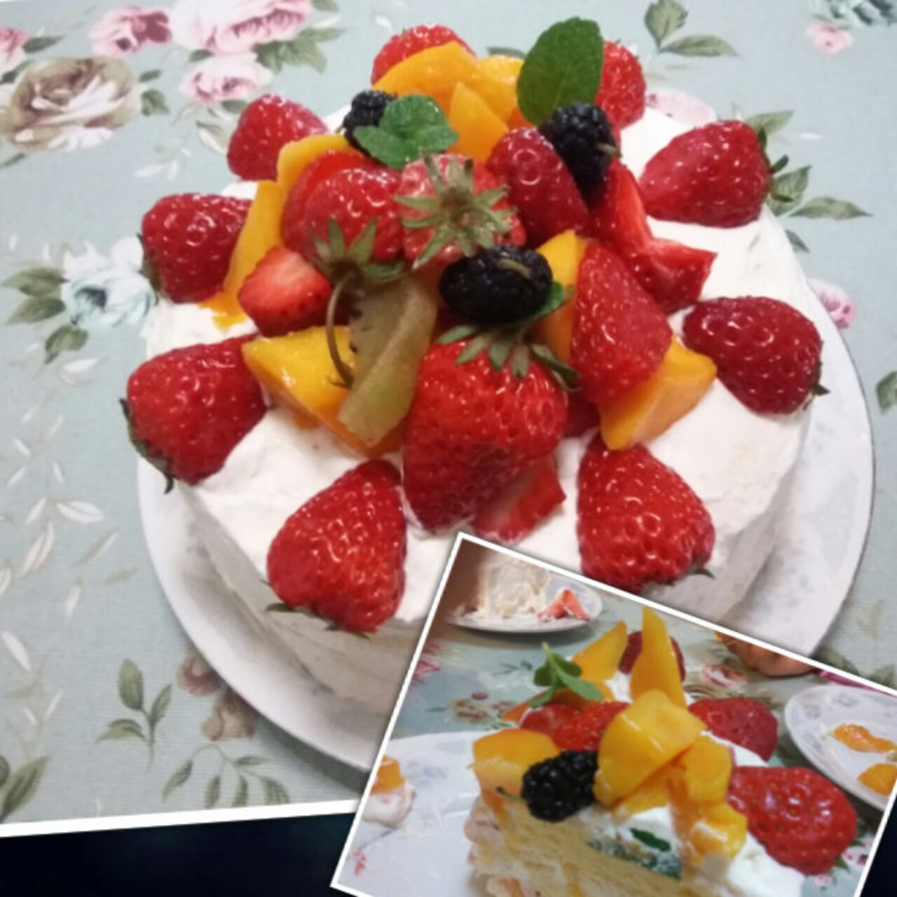 缤纷裸蛋糕