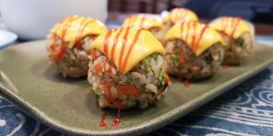 芝士就是力量【芝士肉松小饭团】