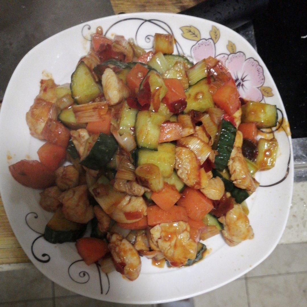 超快手家常版宫保鸡丁