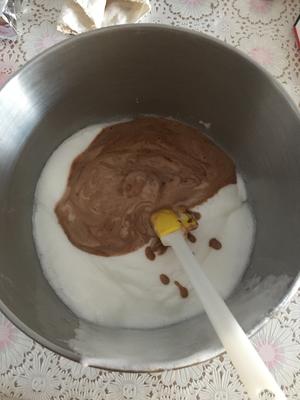 巧克力轻乳酪蛋糕的做法 步骤7