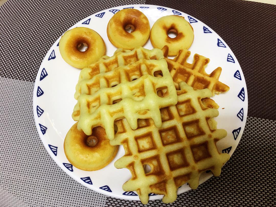 早餐机版甜甜圈🍩华夫饼🧇