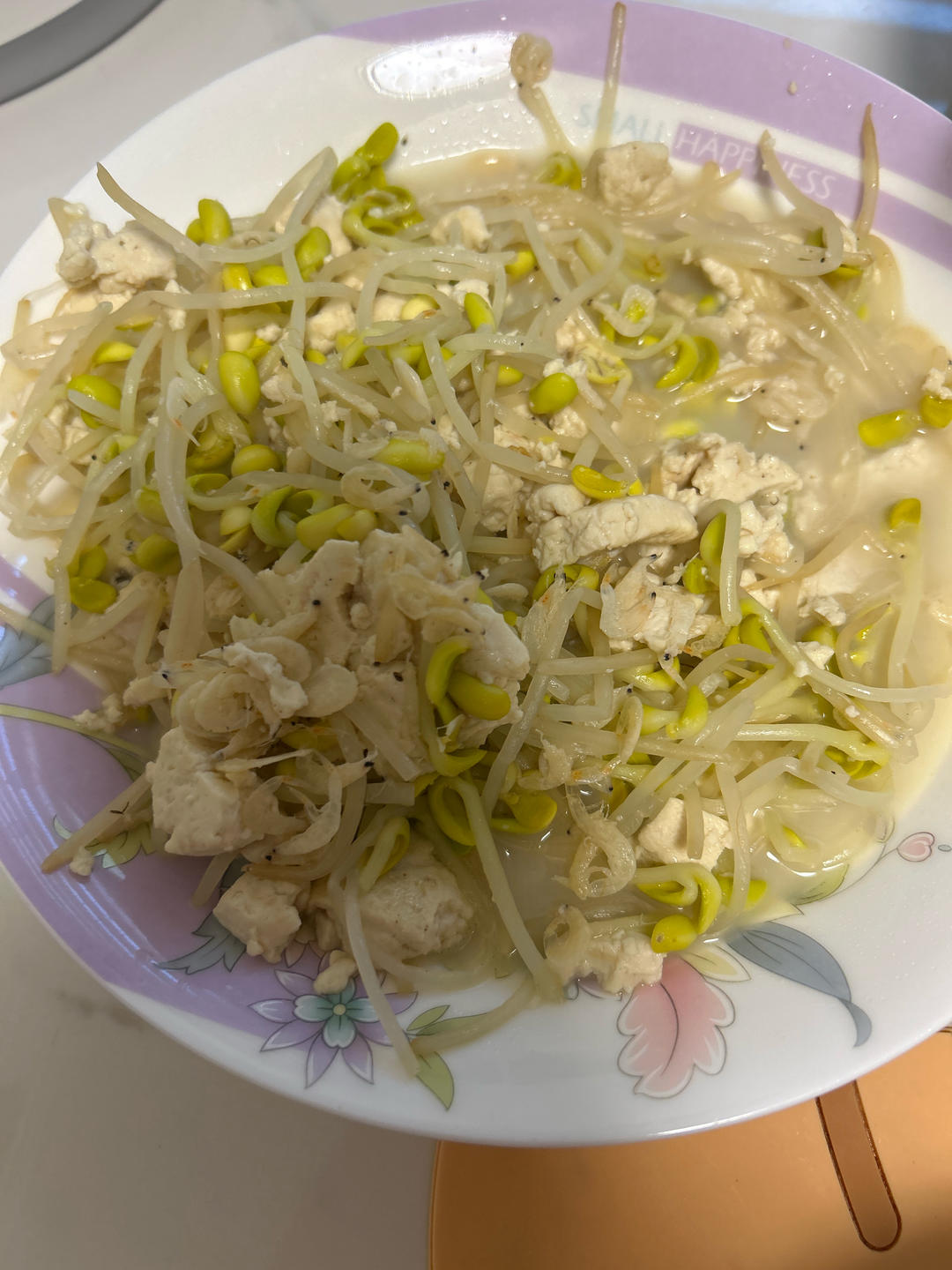 黄豆芽炖豆腐