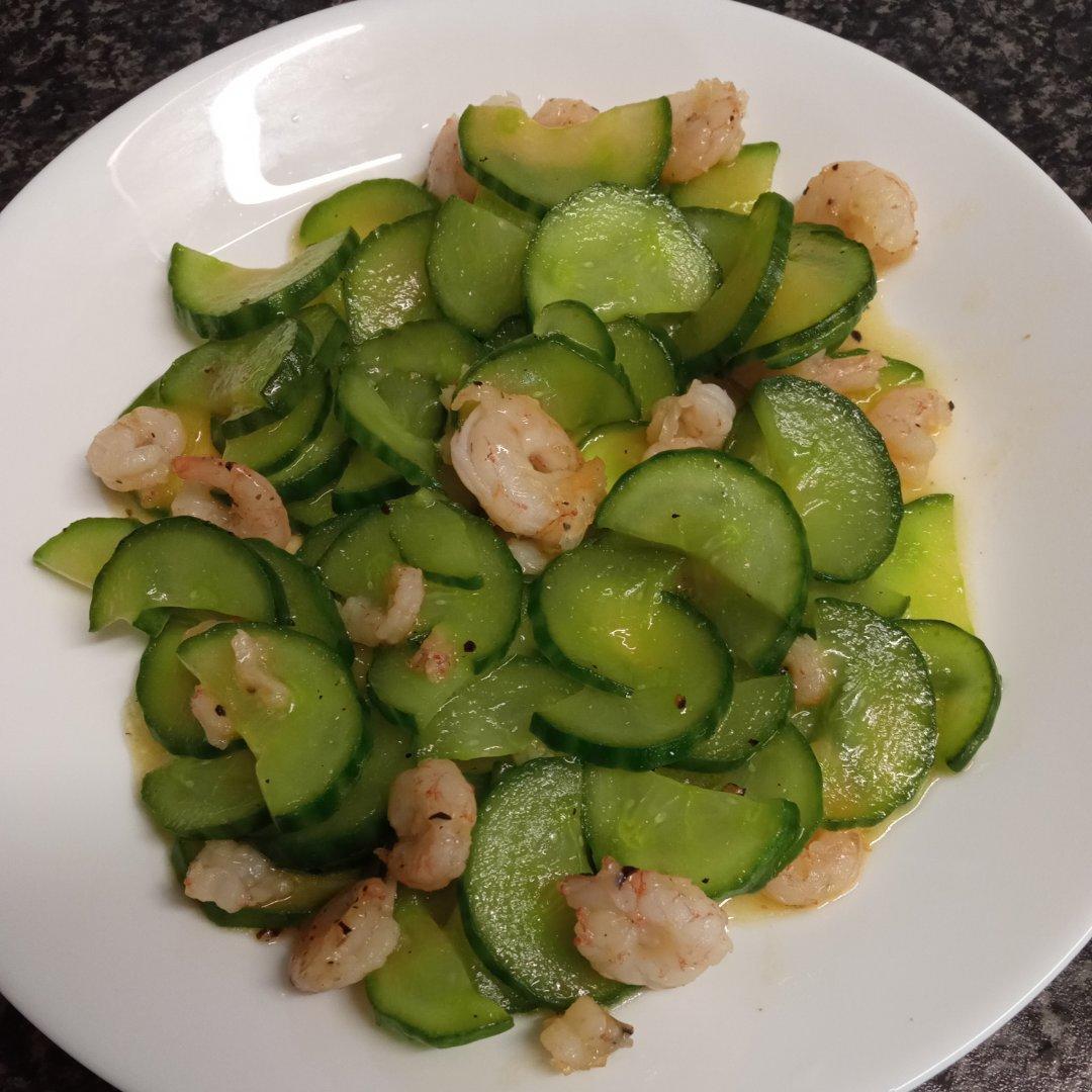 虾仁炒黄瓜