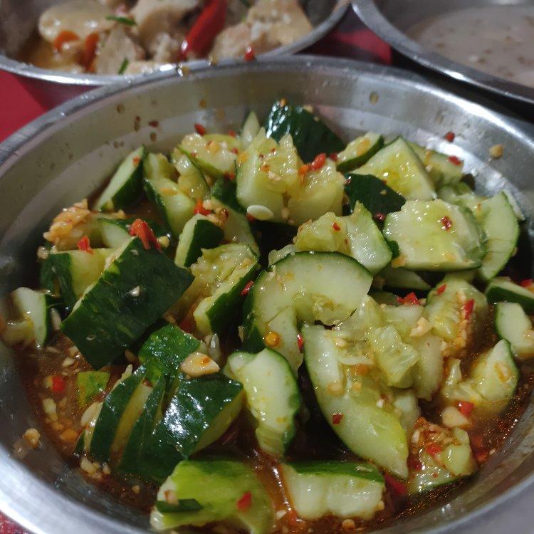 赞不绝口拍黄瓜🥒