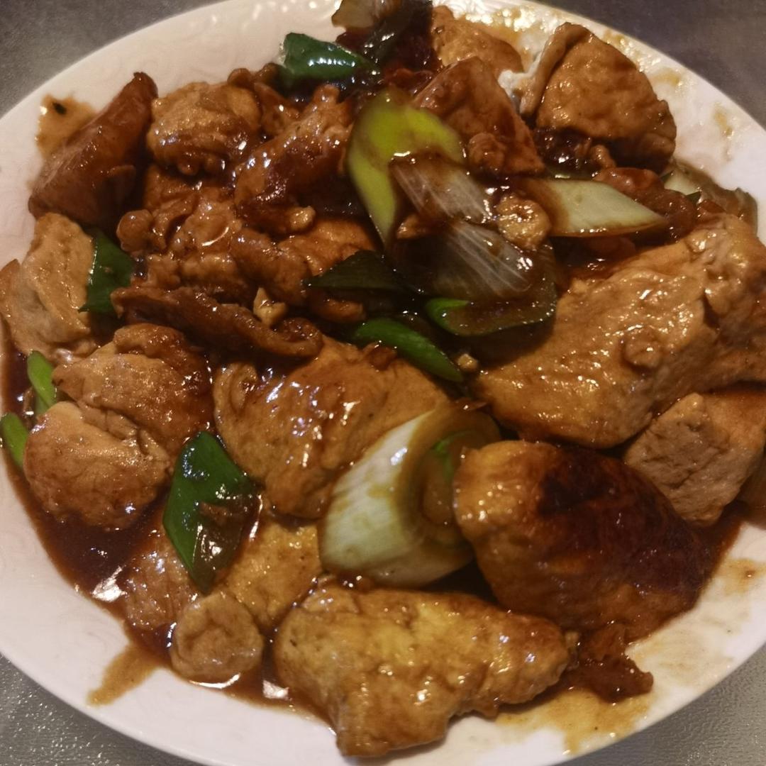 大葱烧豆腐