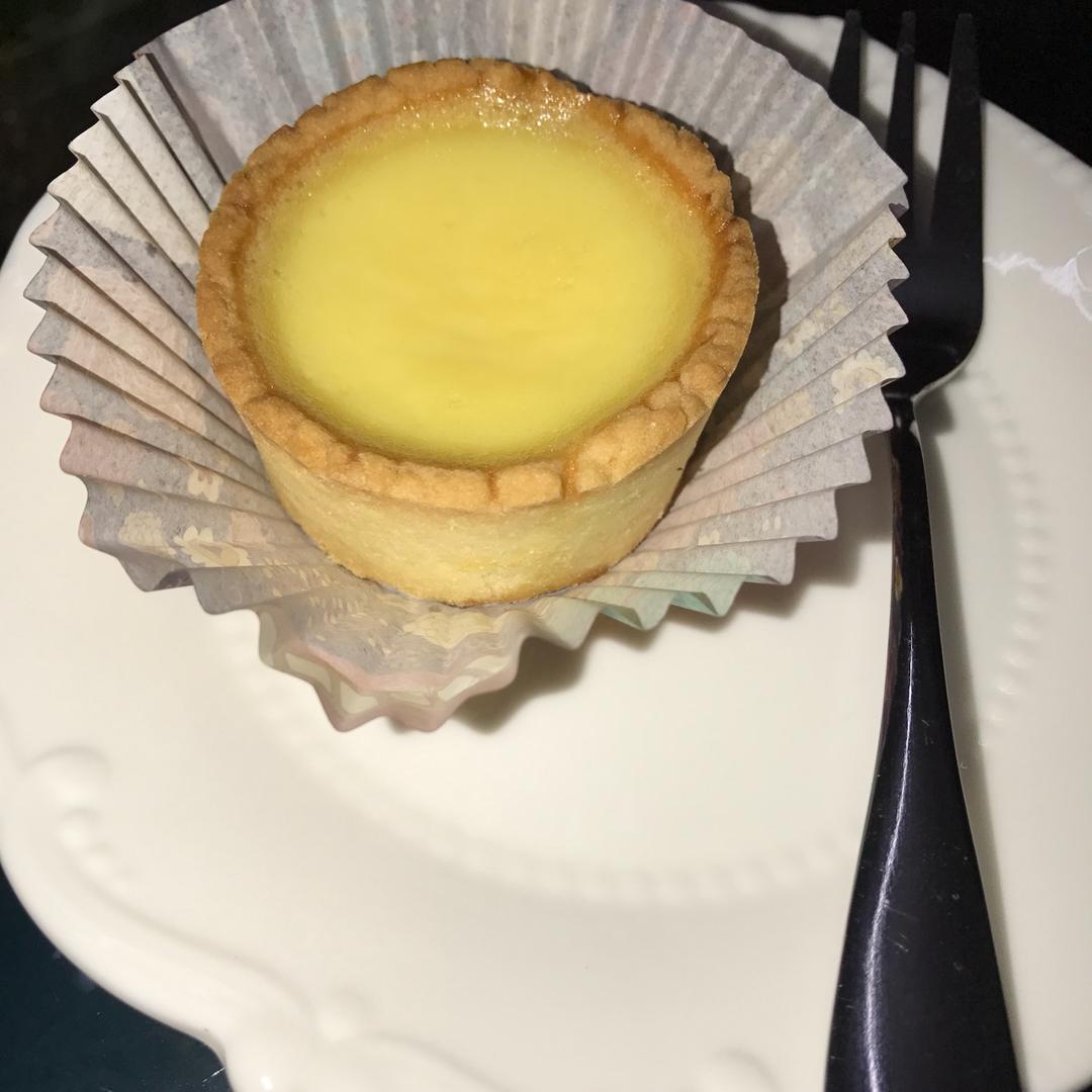 karen做的cuptart曲奇杯子蛋挞无奶油