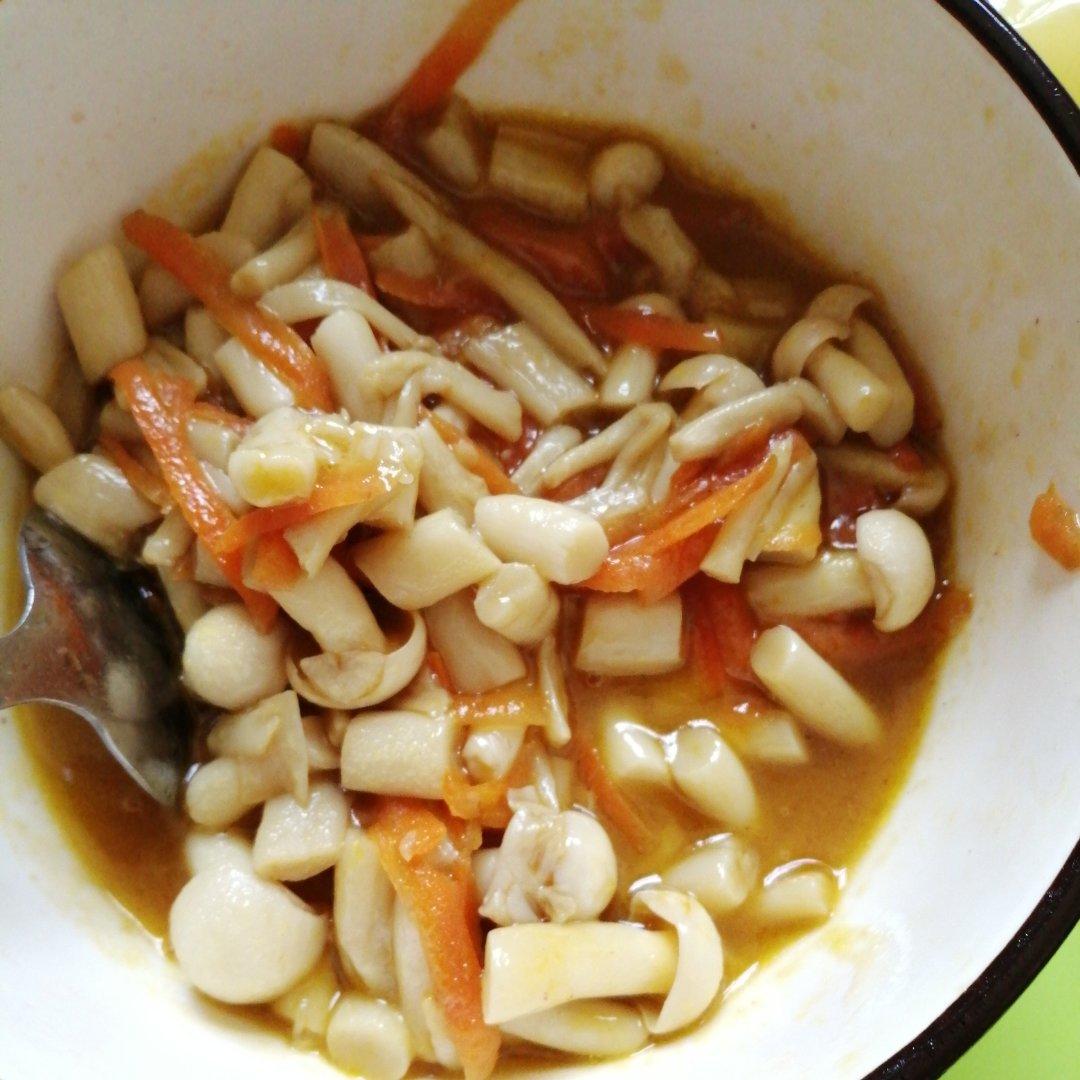 色香味俱全的炒白玉菇