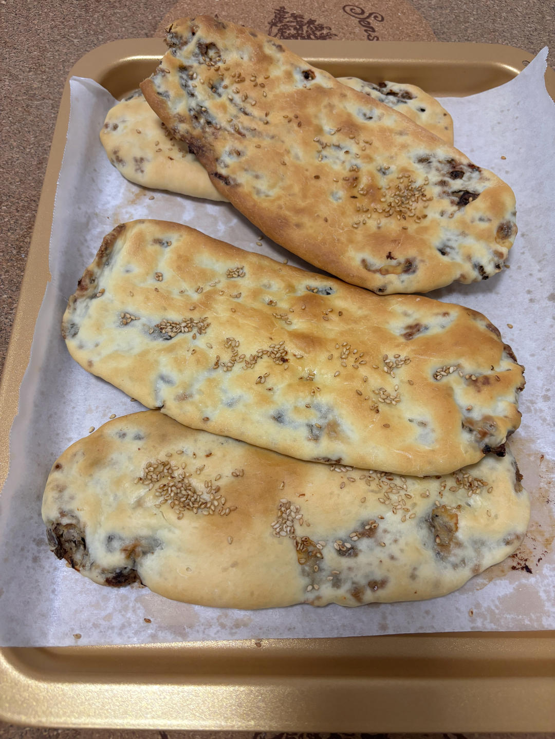 烤箱版鲜肉锅盔