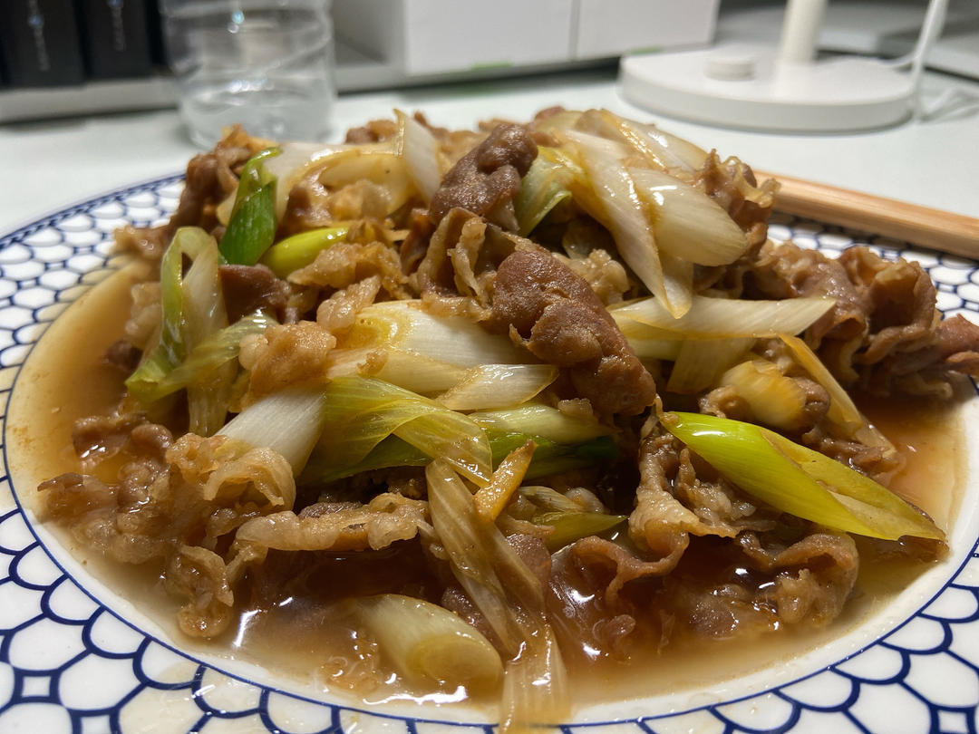 炒了20多年的葱爆羊肉