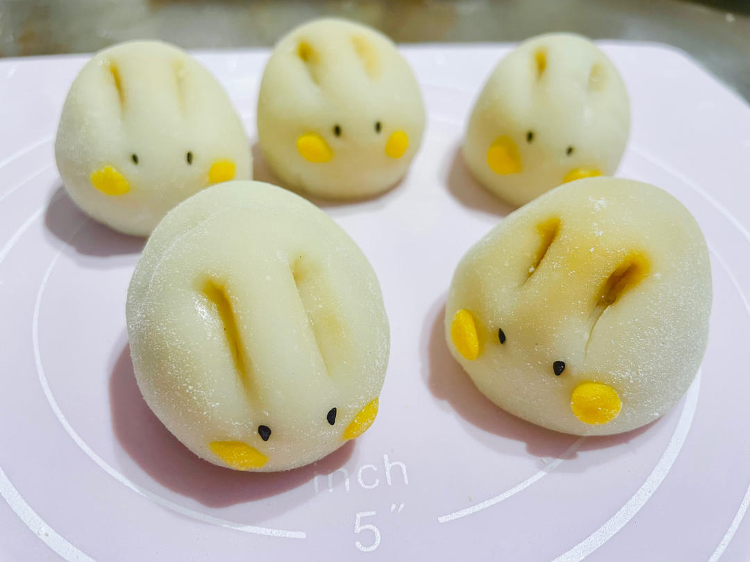 【冰皮玉兔】超萌月饼，中秋必备