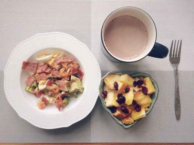 早餐之牛油果鸡蛋沙拉