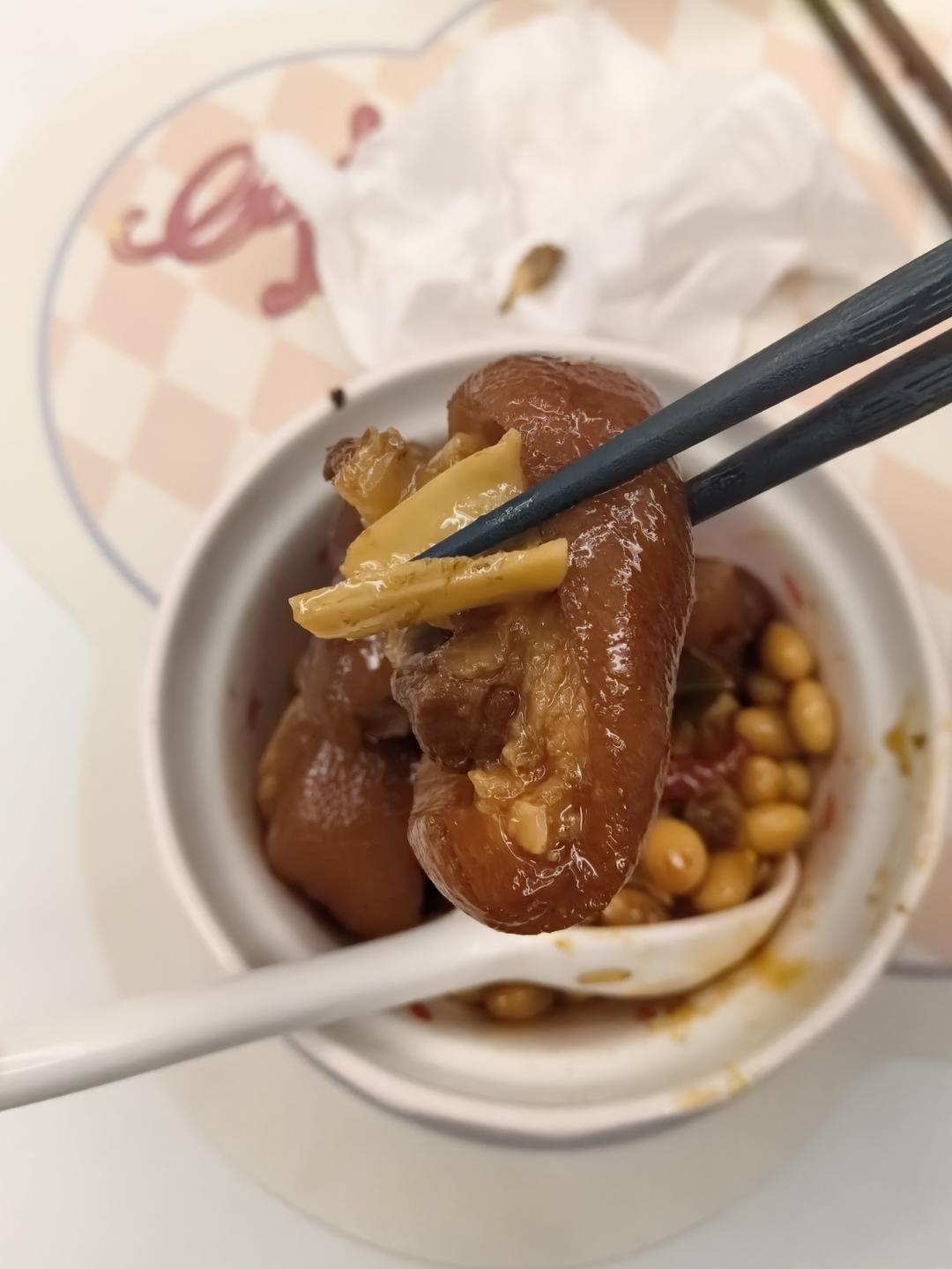 黄豆焖猪蹄-凯度蒸烤箱