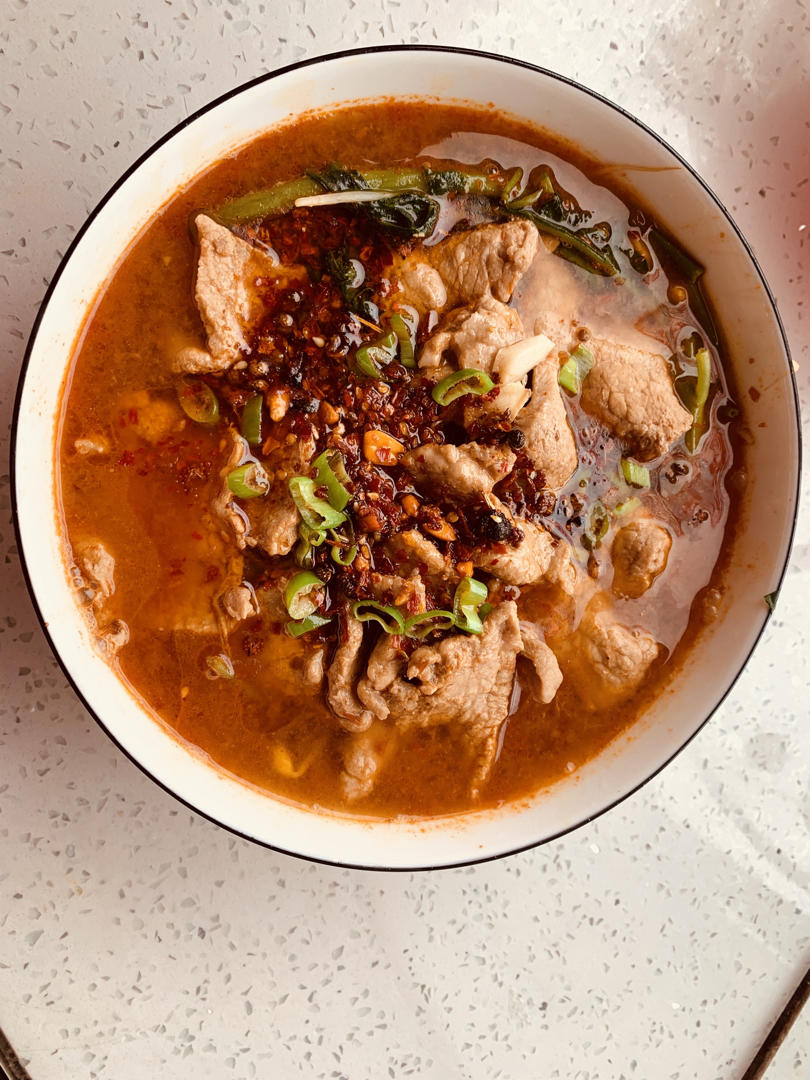 水煮肉片 Sichuan Boiled Spicy Pork