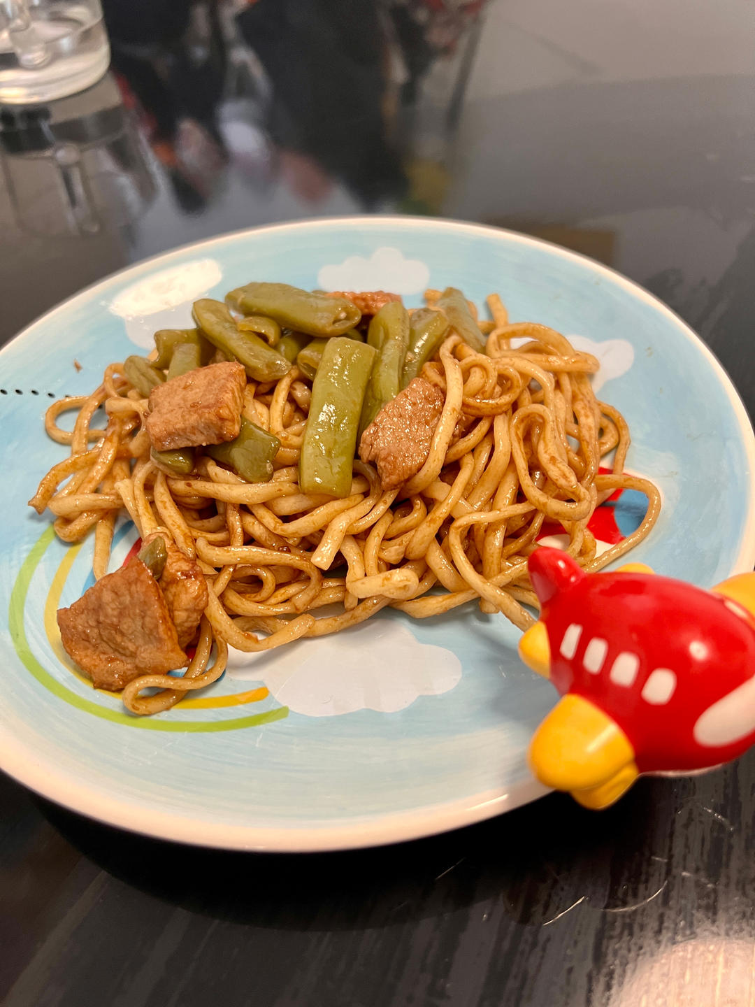 地道老北京扁豆焖面 豆角焖面 太好吃小心吃撑哦