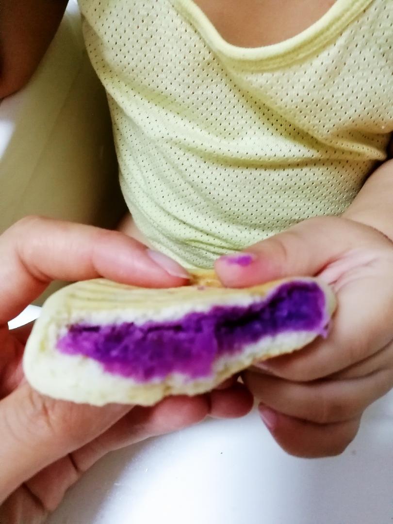 奶香紫薯饼