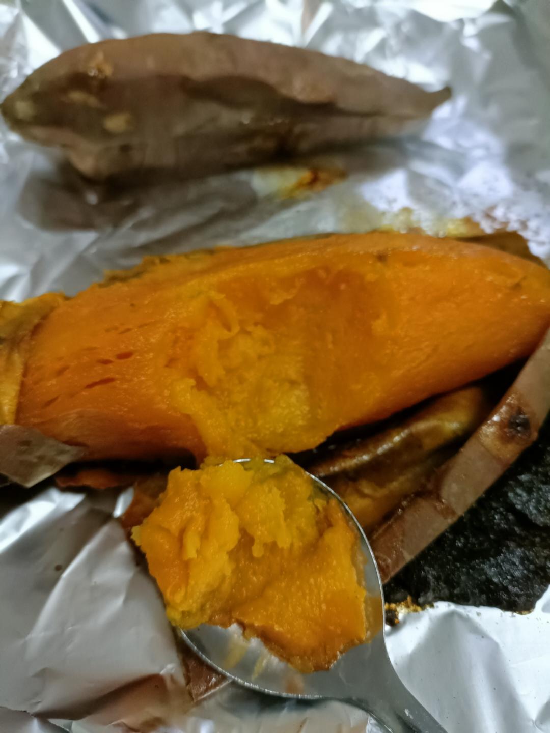 【糯唧唧的烤红薯】糖油四溢皮肉分离外糯里嫩吸溜着吃！