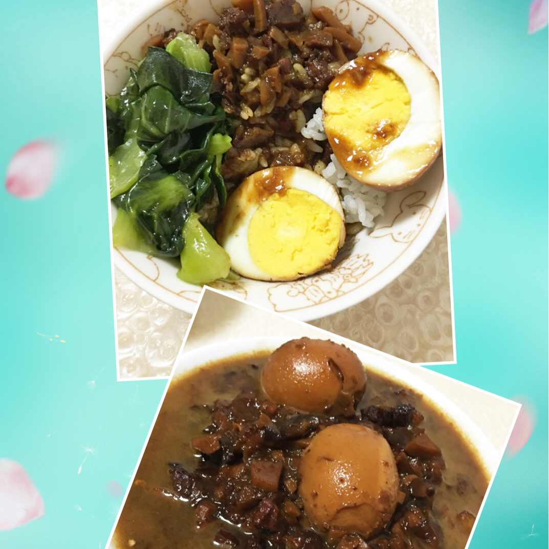 洋葱酥卤肉饭