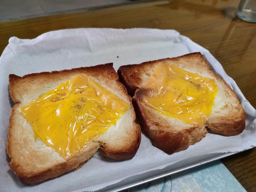 鸡蛋芝士烤吐司（烤箱）