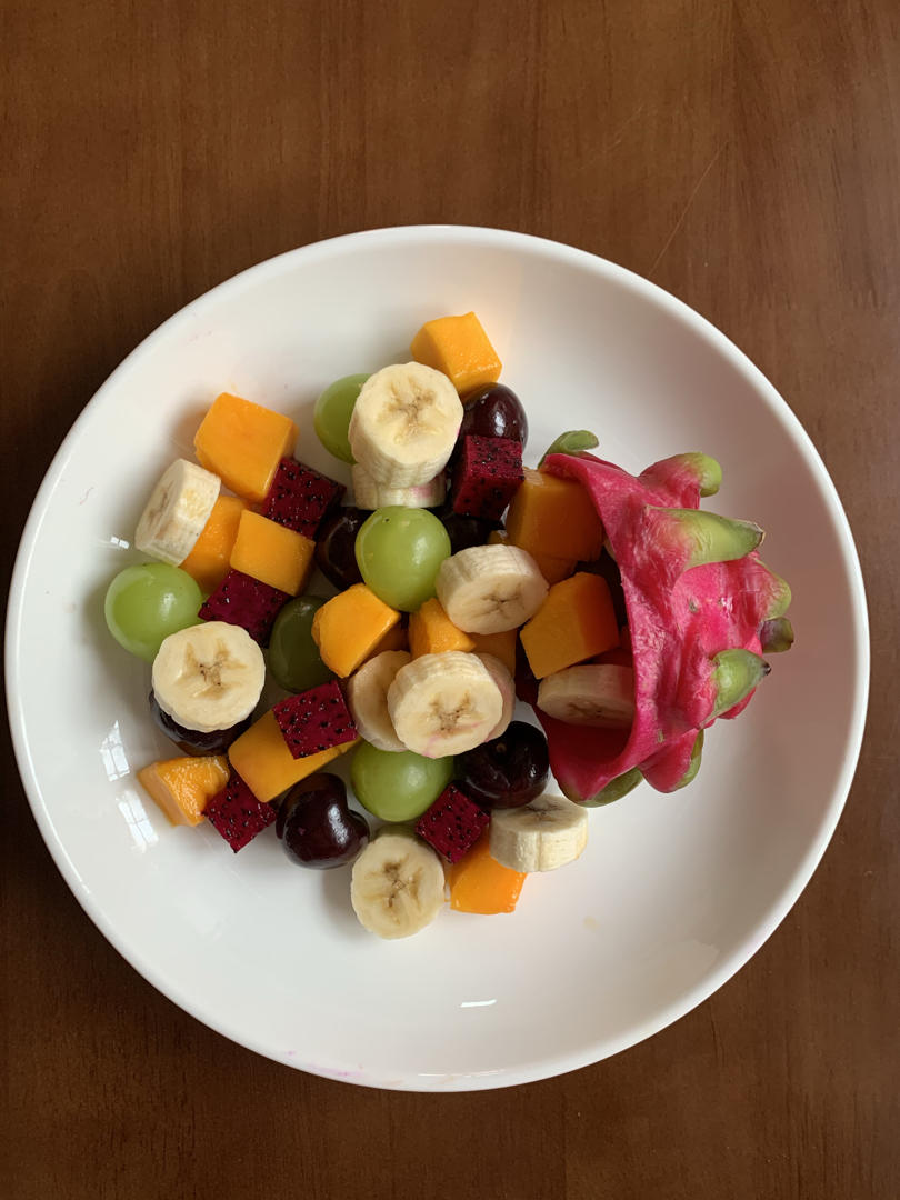 hanhan7412做的年夜饭最受欢迎的福气满满水果盘