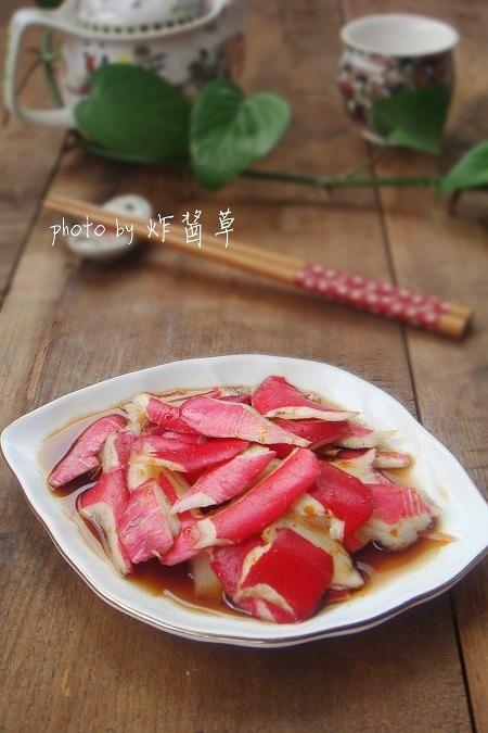 糖醋萝卜皮的做法