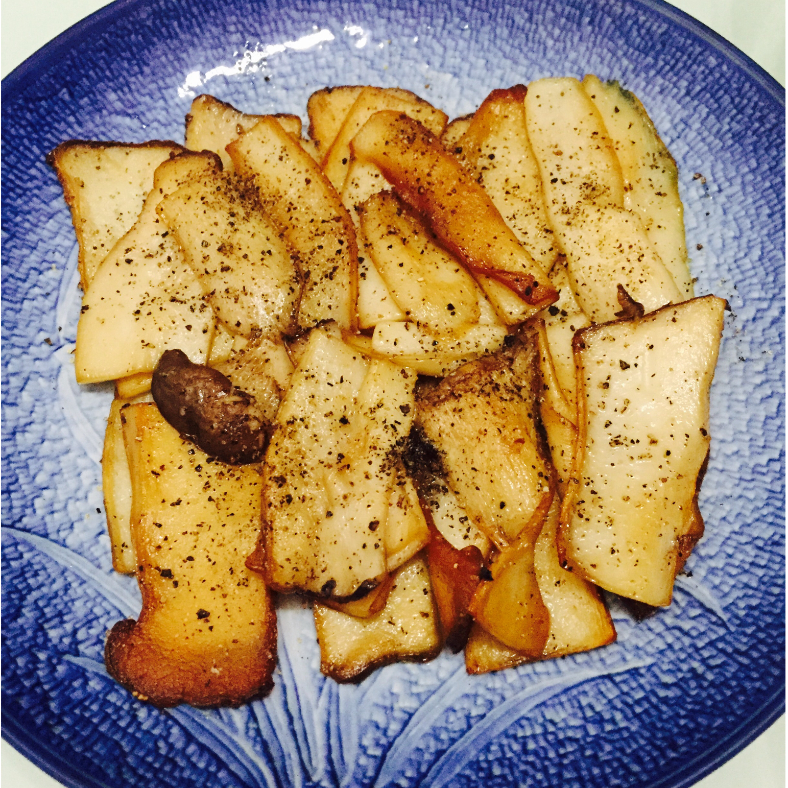 香煎黑椒杏鲍菇