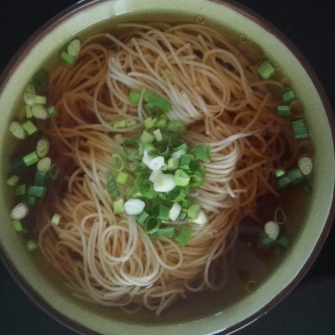 小葱麻油酱油面