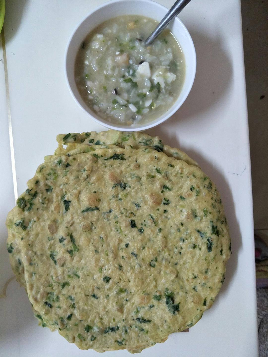 青菜豆腐早餐饼