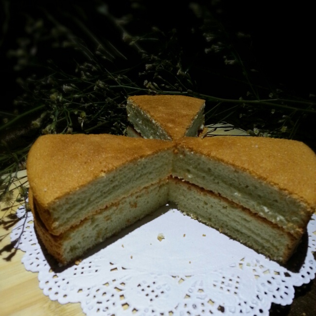 无油版~杏仁海绵蛋糕