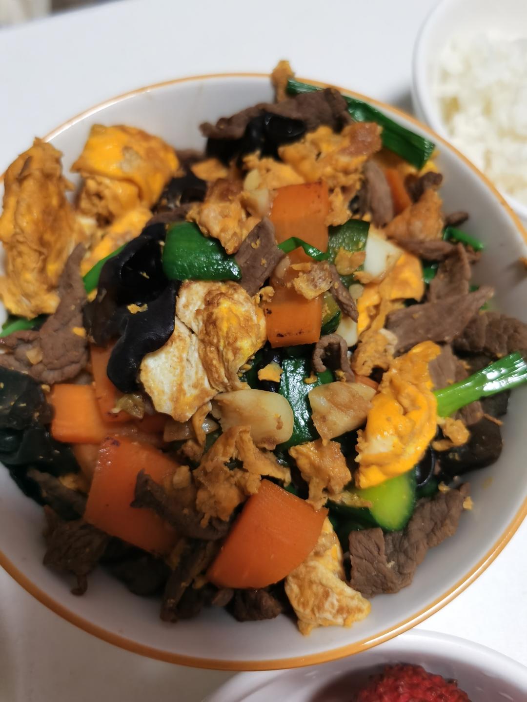 厨师长教你：“木须肉”的家常做法，营养丰富很适合老人孩子