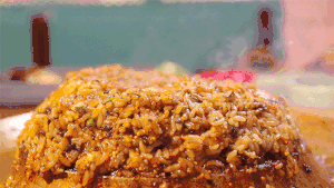 章鱼水煎肉蟹籽饭的制作流程的做法 步骤5
