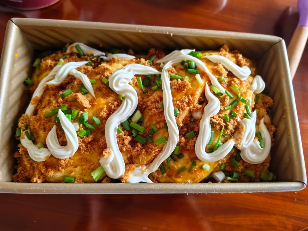 咸香松软～保姆级教程‼️葱香肉松手撕吐司