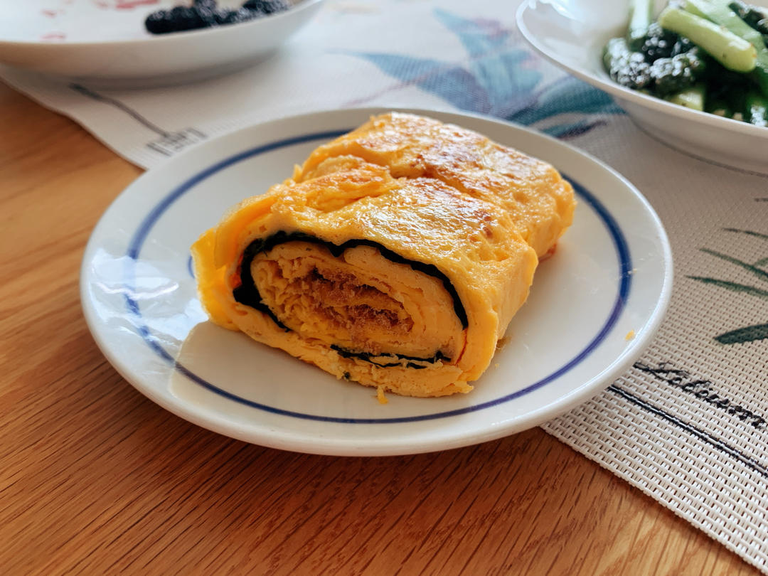 海苔厚蛋烧 | 芥末的减脂餐