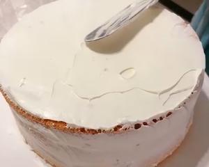 8寸芒果奶油蛋糕                  （附详细完美戚风步骤）的做法 步骤26