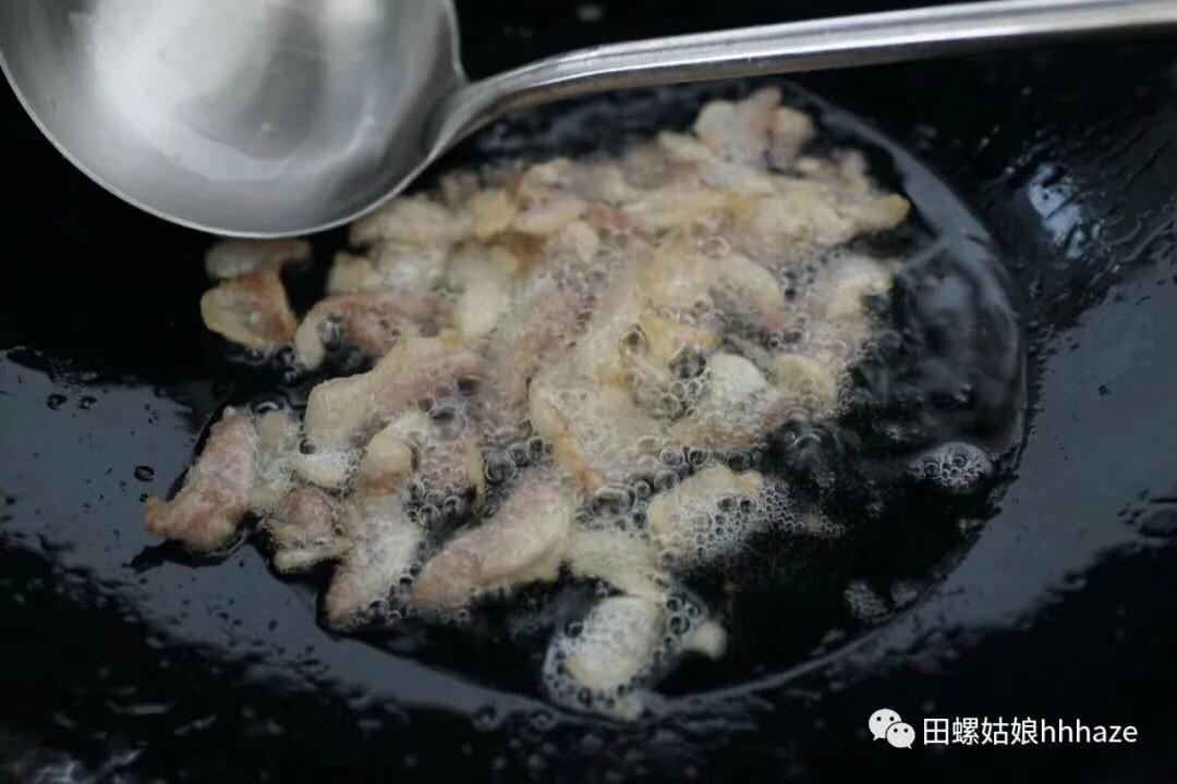 田螺姑娘之肉炒肉的做法 步骤6