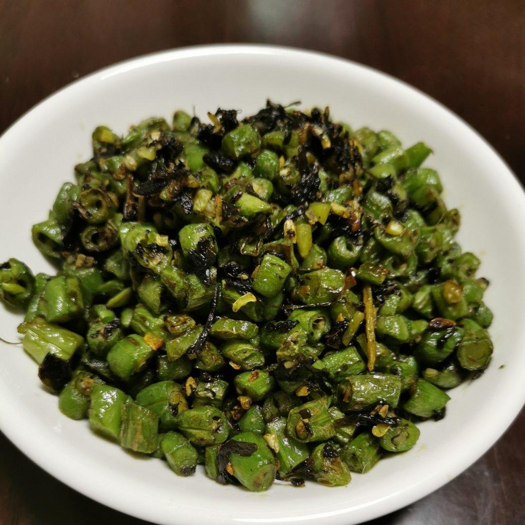 干煸榄菜肉末豆角