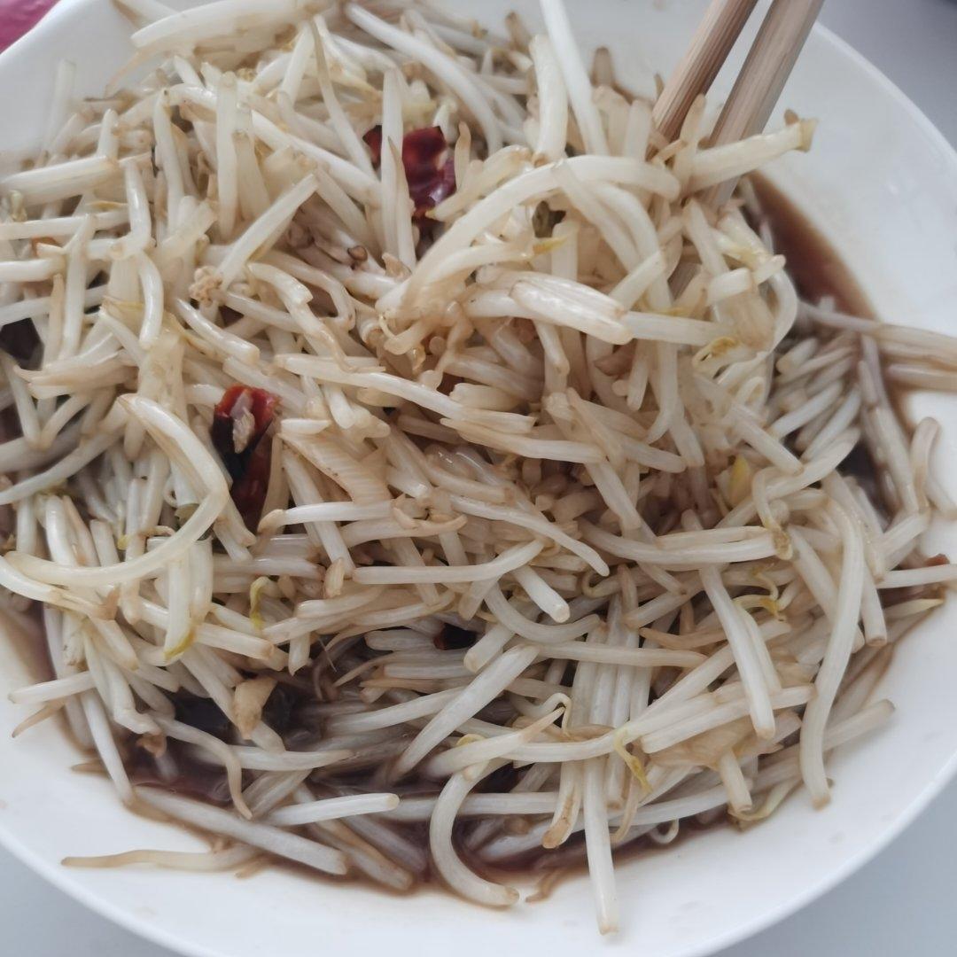 酸辣脆爽的炒豆芽