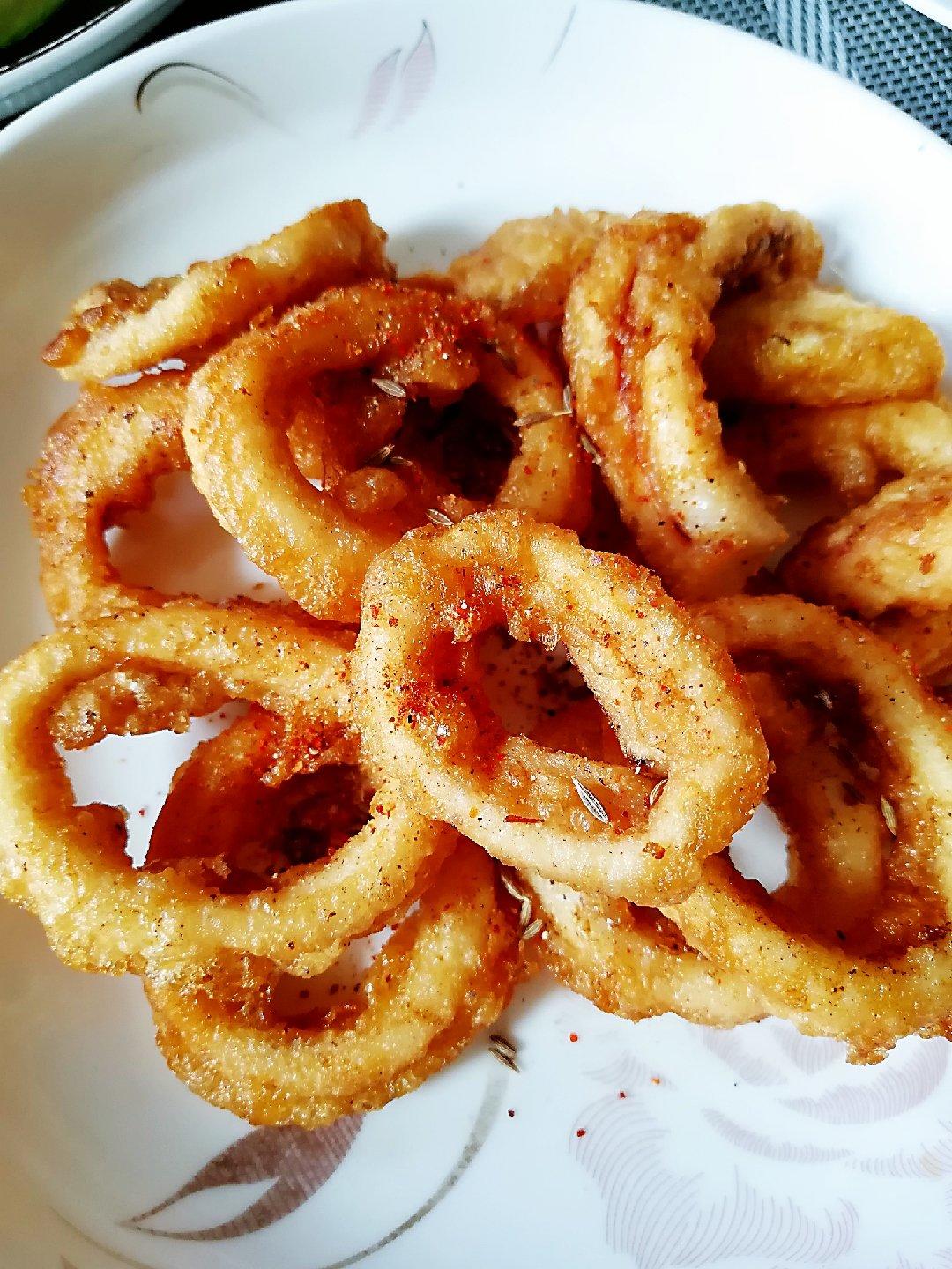 金华晓云做的炸鱿鱼圈