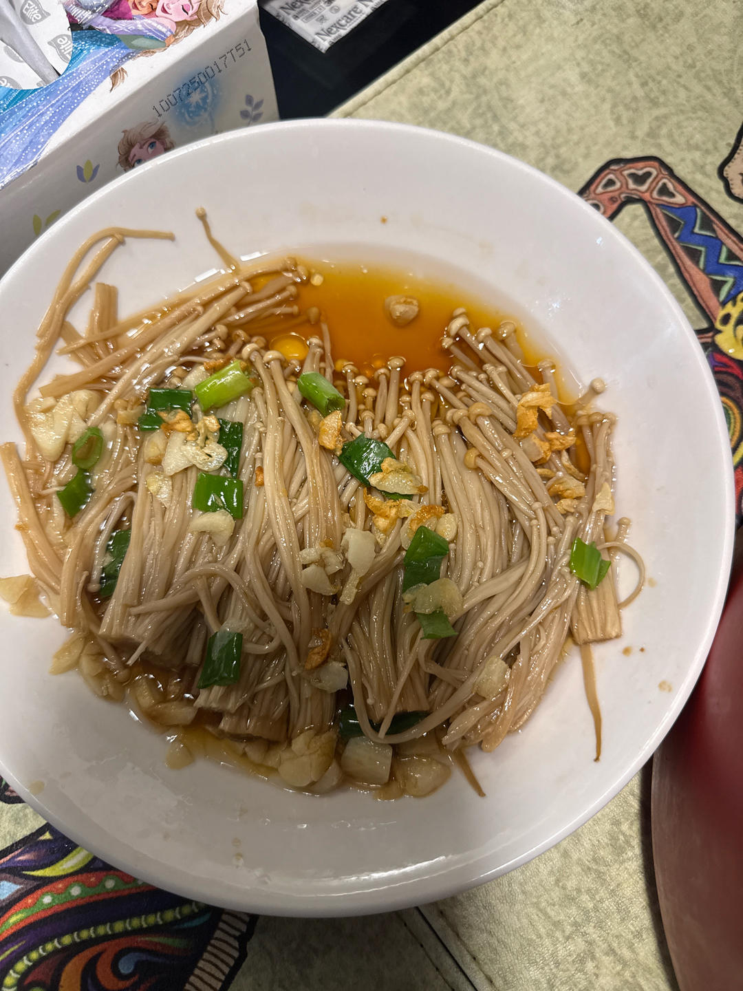 油泼金针菇