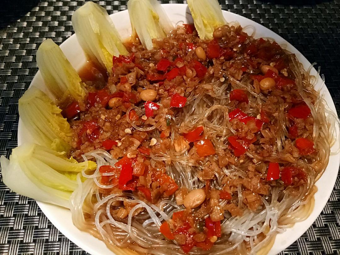 蒜蓉粉丝娃娃菜