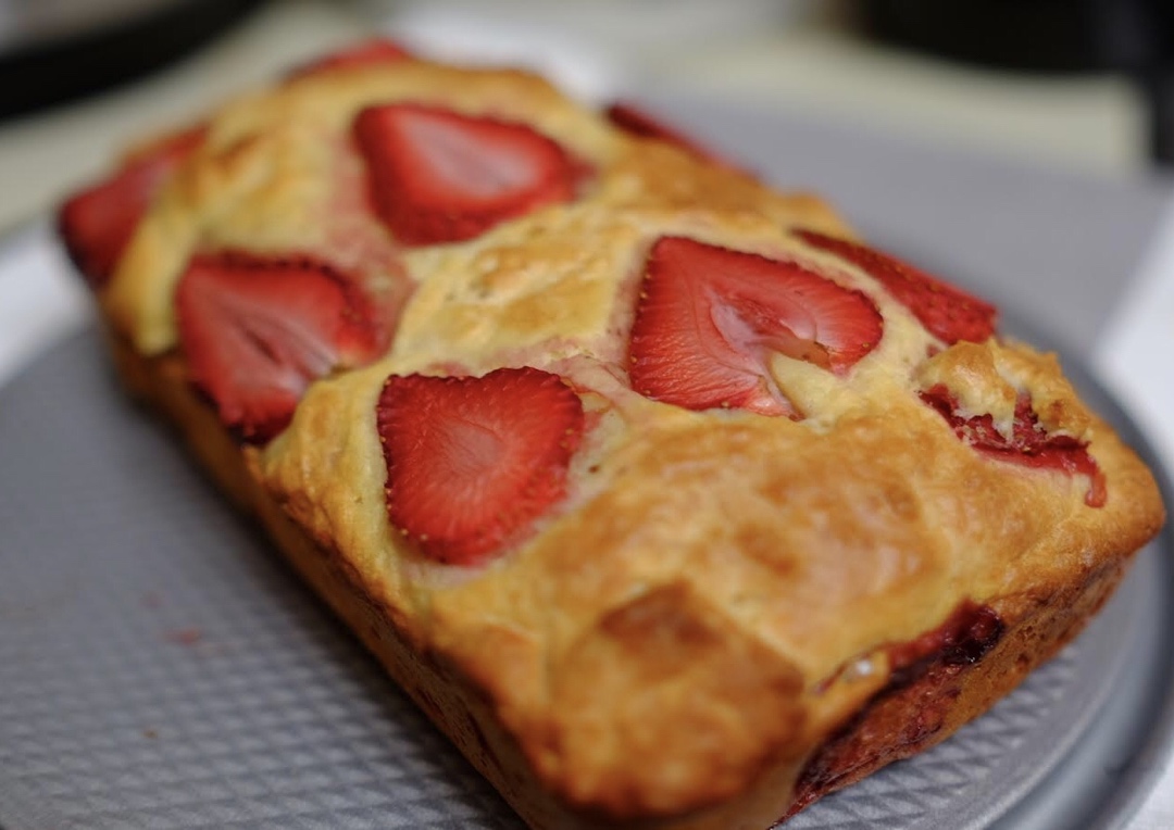 草莓快手面包丨健康·烘焙