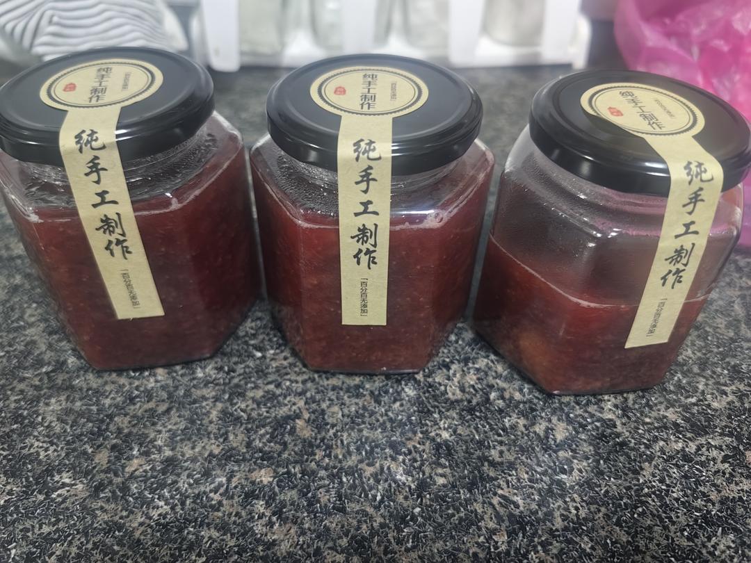 自制无添加草莓酱
